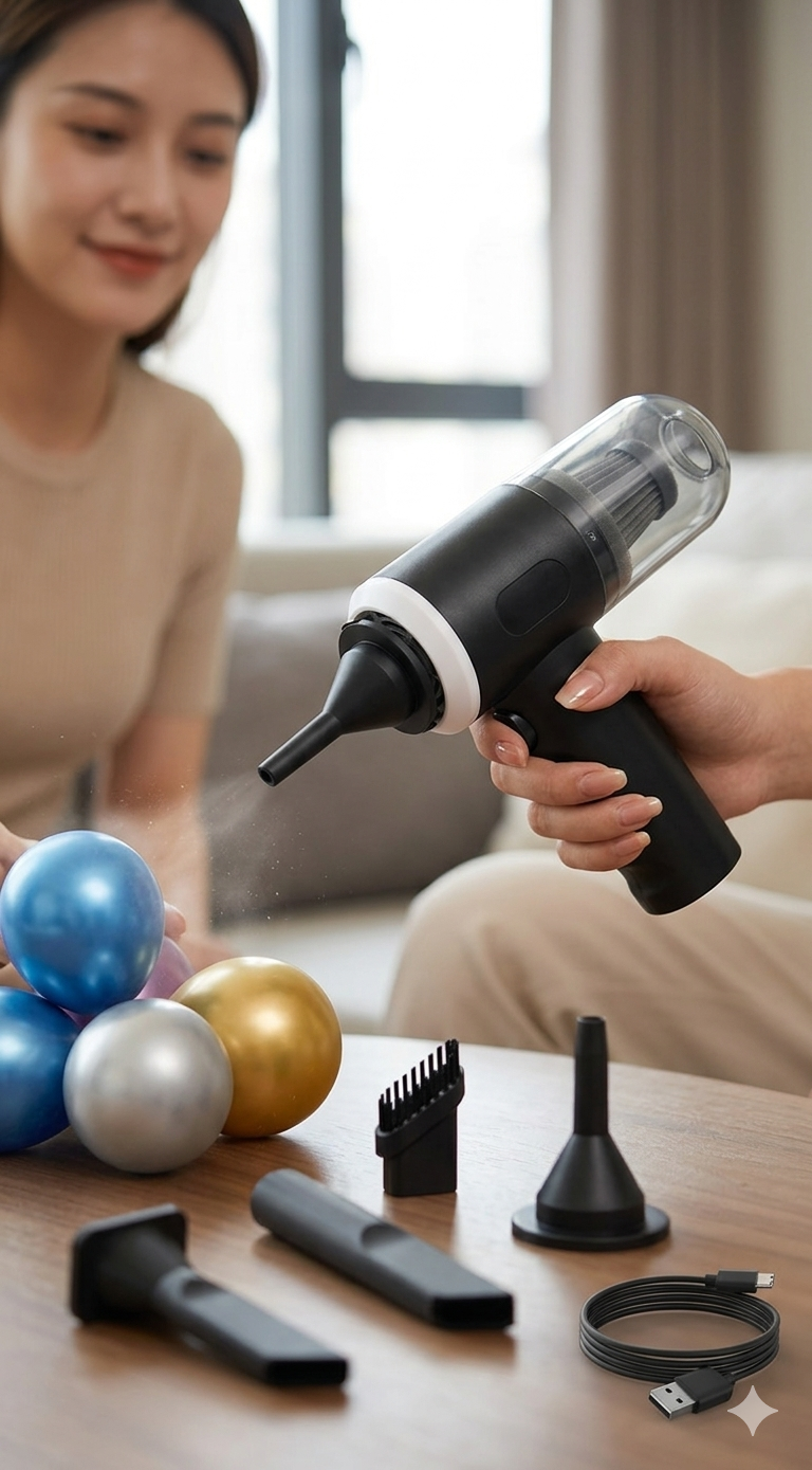 9000Pa Wireless Car Vacuum Cleaner USB Charging 1200mAh Portable Cleaning Appliance Mini Wet and Dry Vacuum Cleaner Household